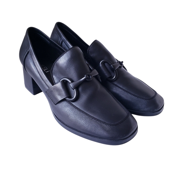 Vaneli Shoes - Van Eli Black Leather Loafers